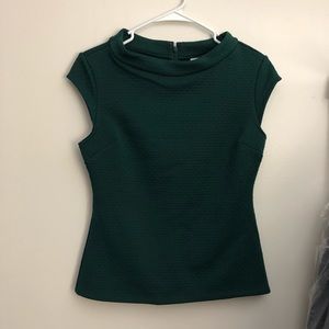 Emerald green business top